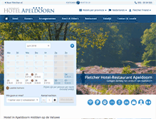 Tablet Screenshot of hotelapeldoorn.nl